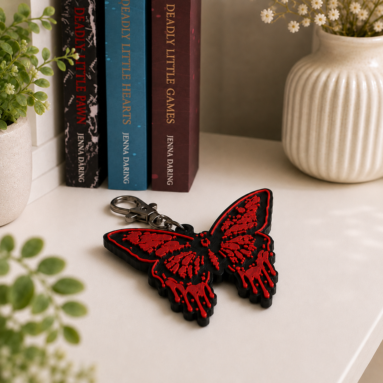 Butterfly Keyring